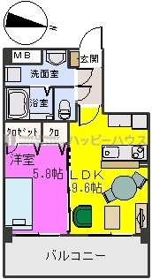 グリーン　フォレストの間取り