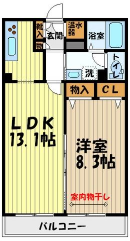 【シャーメゾン武蔵小金井の間取り】