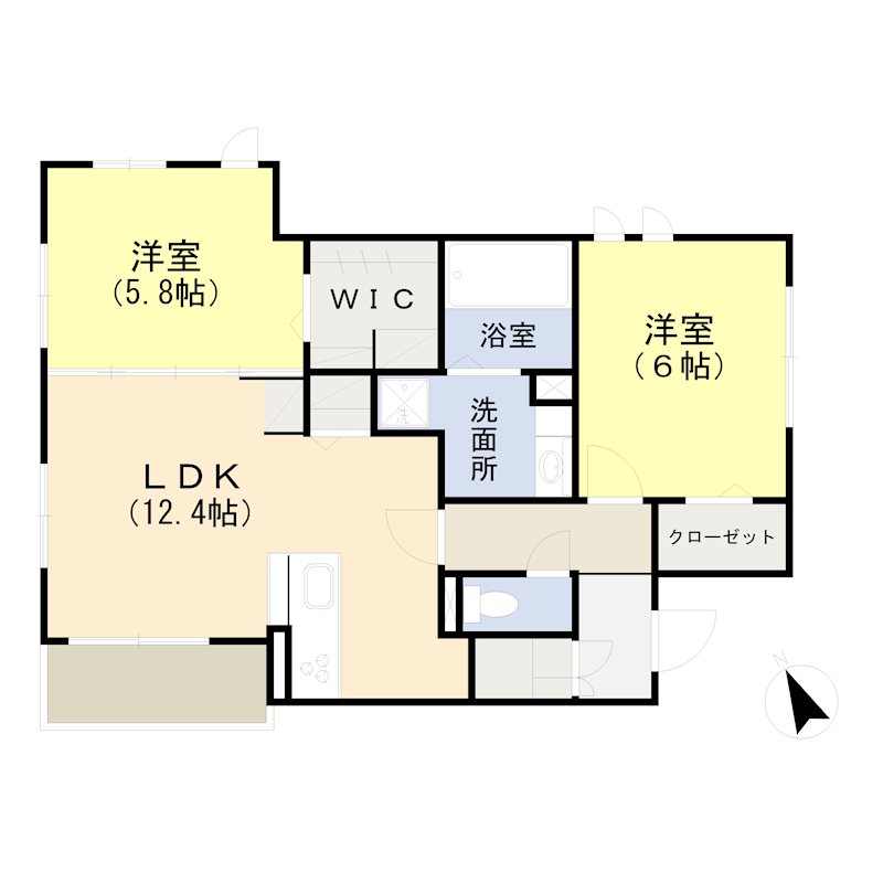 アローズデネブの間取り