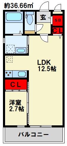 エルミタージュヒルズIの間取り