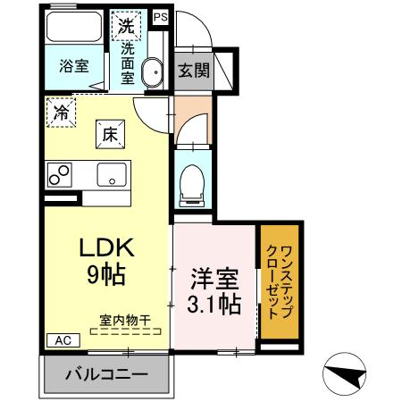 ハイカムール山王（ＤＲ）の間取り