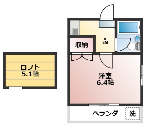 パレス東千葉の間取り