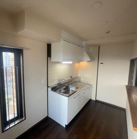 キッチン　ガスコンロ２口設置可