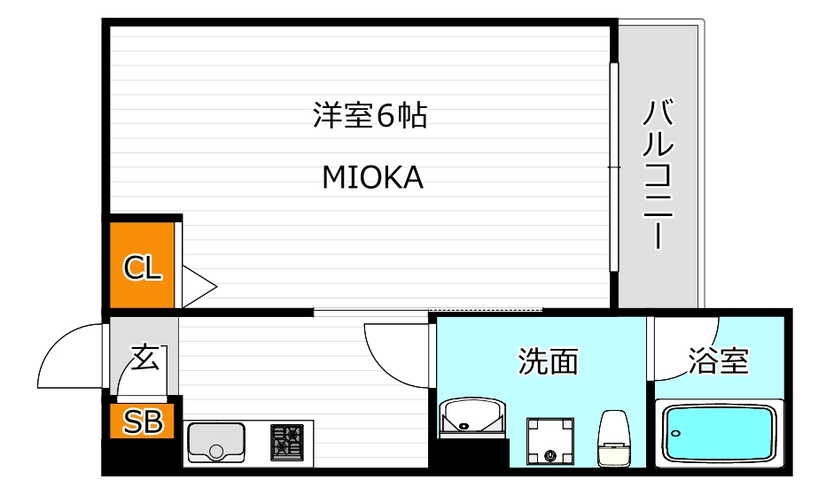 CRASTINE住吉大社の間取り写真