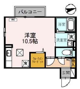 阪急箕面線 牧落駅 徒歩5分 2階建 築20年の間取り写真