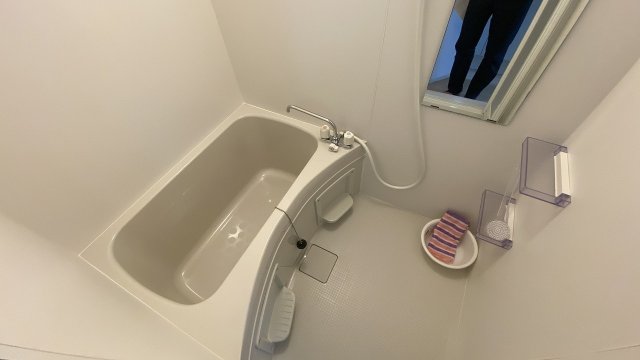 バス・シャワールーム　１号棟のモデルルームの写真です