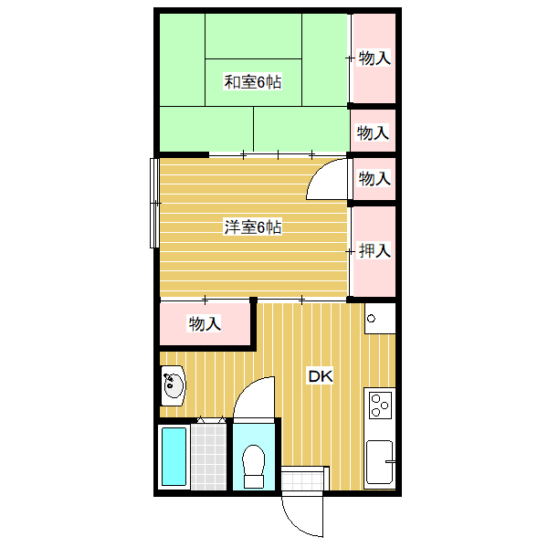 コーポイトウの間取り