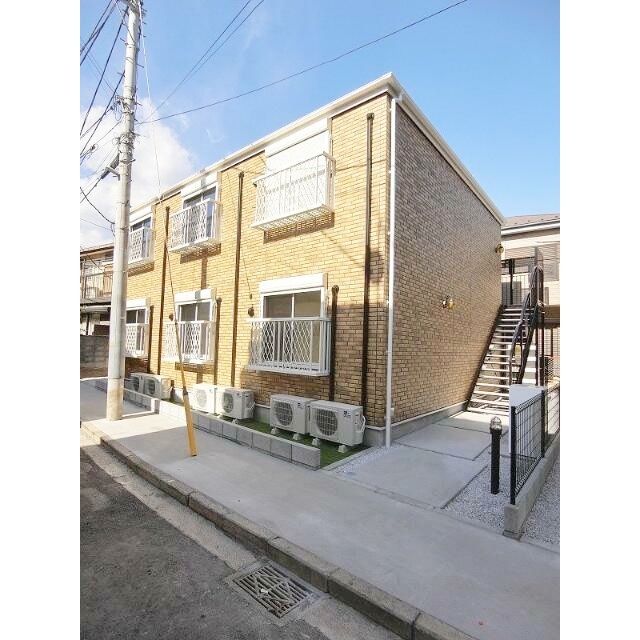 建物外観　最上階角部屋♪新築アパート♪