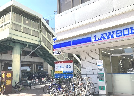 コンビニ　ローソン 淀川東三国二丁目店（コンビニ）まで417m
