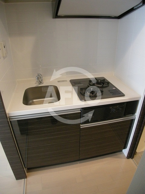 キッチン　サムティ天王寺EAST　2口ガスシステムキッチン