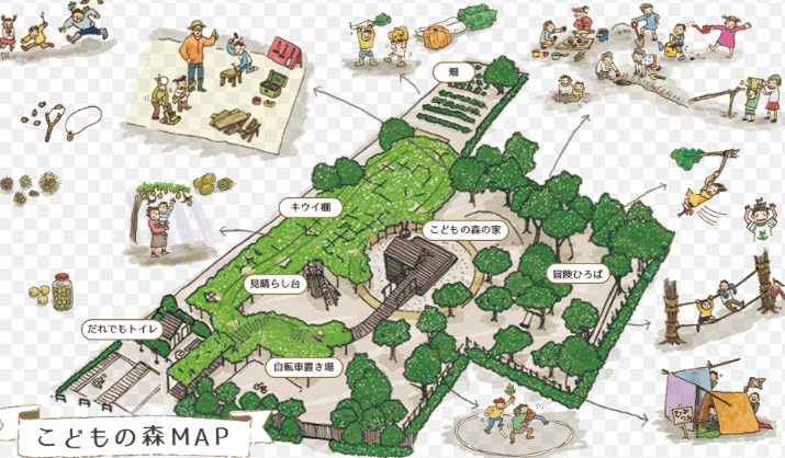 公園　練馬区立こどもの森（公園）まで431m