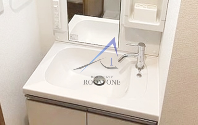 洗面設備　洗面台です。