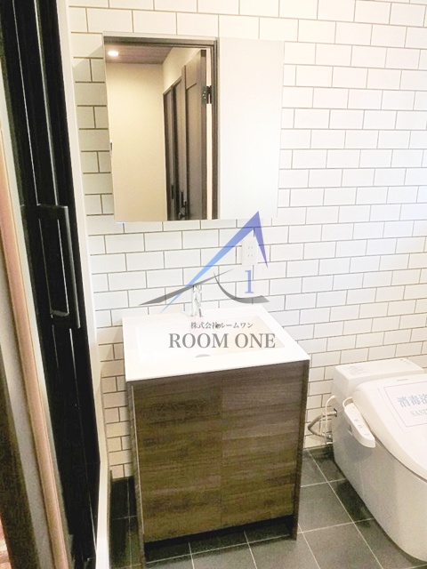 洗面設備　洗面台です。