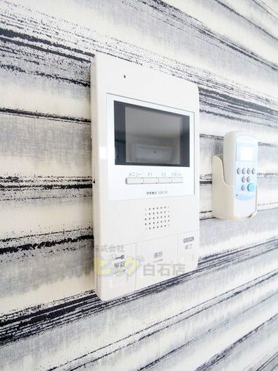 セキュリティ　モニター付きインターホン完備しています♪