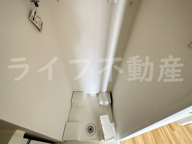 洗面設備　スペースが確保できる洗面所です