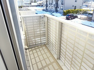バルコニー　画像は202号室です（参考）