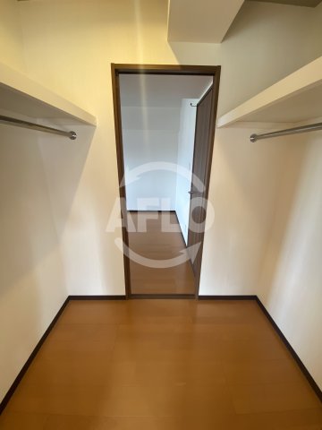 収納　シティアーク天王寺　ウォークインクローゼット