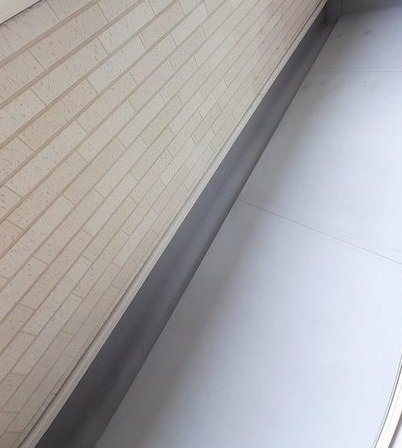 バルコニー　外からの目が気にならないバルコニーで洗濯物が干せます