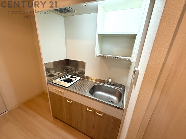 キッチン　１口ガスコンロ付きのキッチンです！