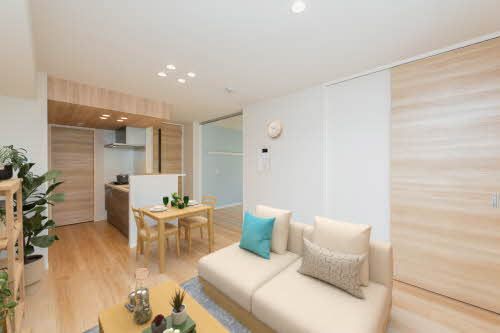 居室・リビング　家具配置の参考にご利用ください※ＣＧ家具です