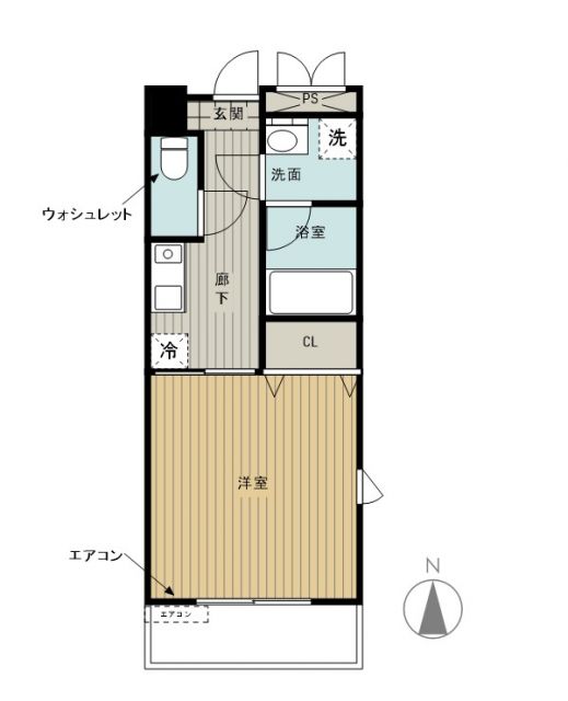 阪急京都線 茨木市駅 徒歩5分 6階建 築24年の間取り写真