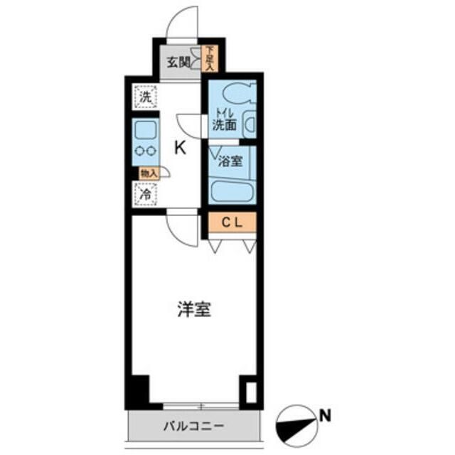 Cassia Kawasaki Residenceの間取り写真