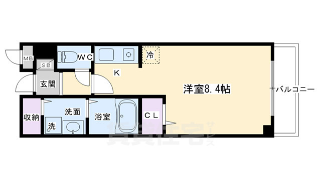叡山電鉄叡山本線 修学院駅 徒歩7分 2階建 築26年の間取り写真
