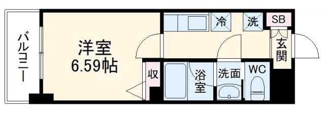 レフィナード八幡の間取り写真
