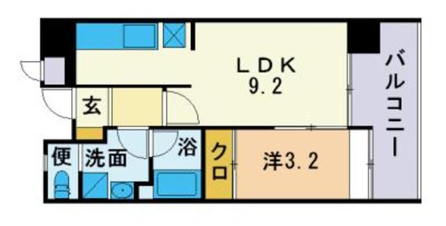 博多御笠川レジデンスの間取り写真