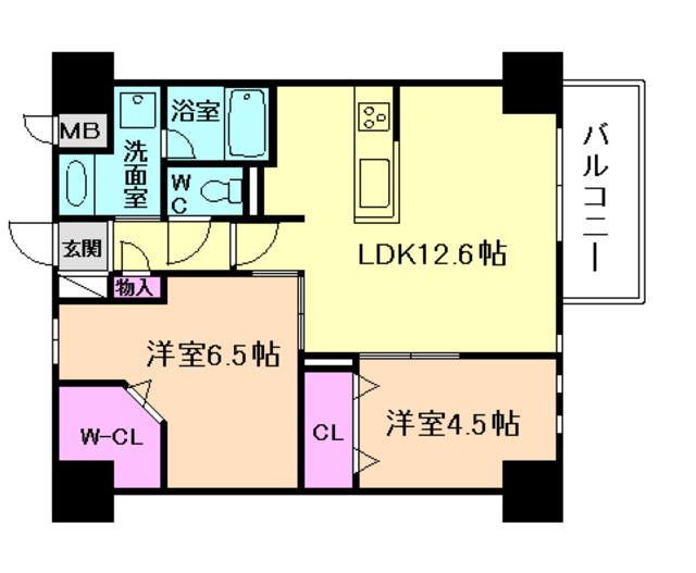 Ouest Riviereの間取り写真
