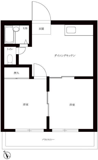 ビラ松木の間取り写真