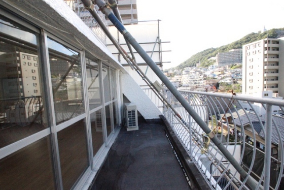 バルコニー　※別号室の写真です