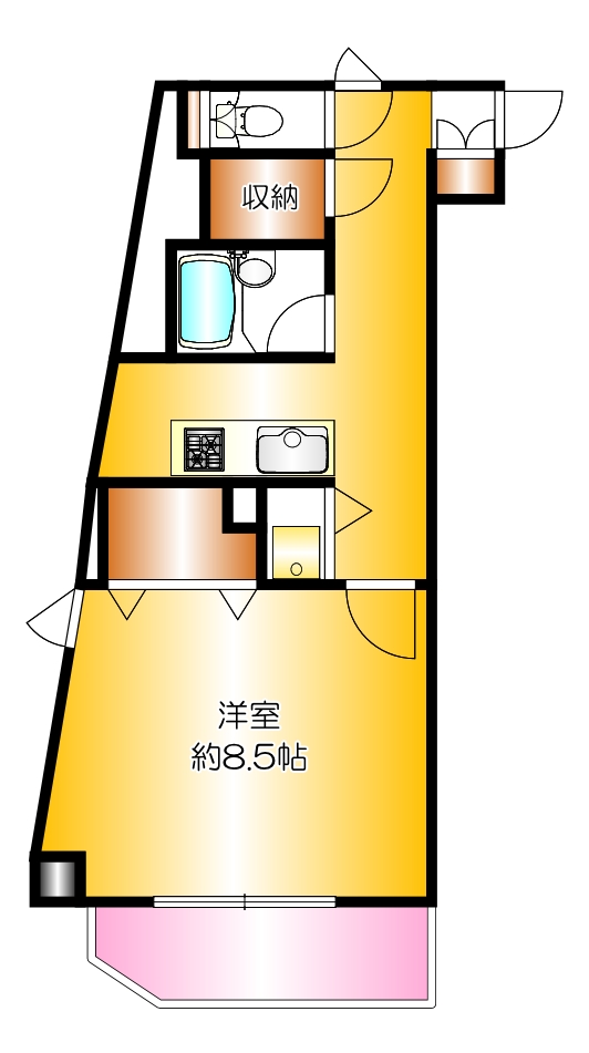Harrahsの間取り写真