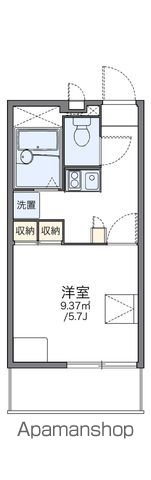 地下鉄空港線 福岡空港駅 バス乗車時間：14分 最寄りバス停で下車 徒歩5分 3階建 築21年の間取り写真