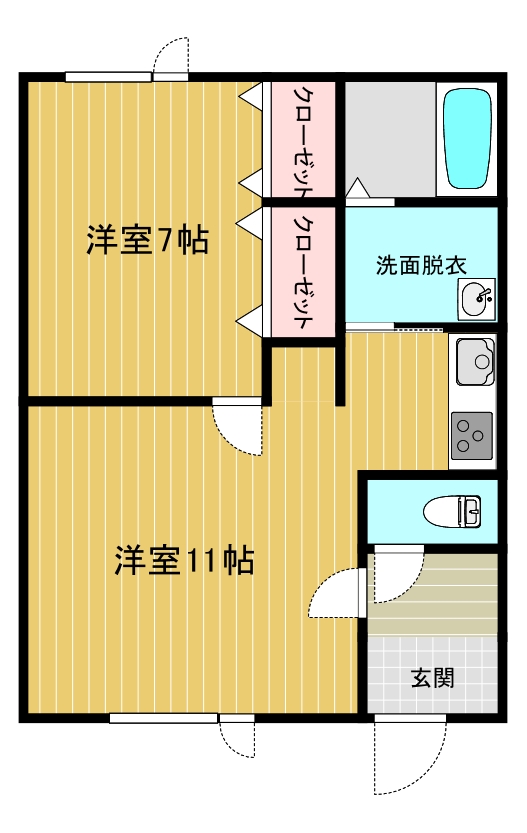 ドームルイバーグの間取り