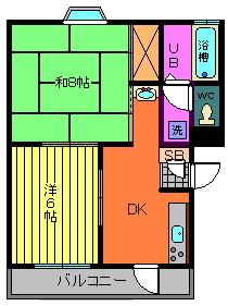 郡山市長者のマンションの間取り