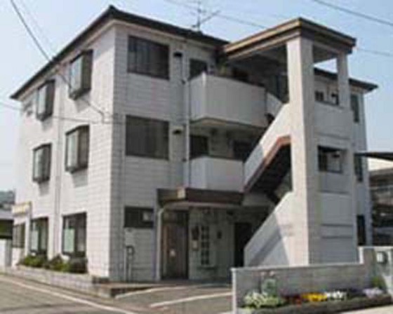 岡山市北区津島京町のマンションの建物外観