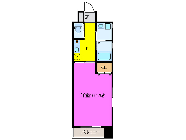 セレーノ新町の間取り