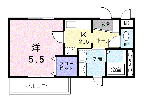 コーポラス　高橋の間取り