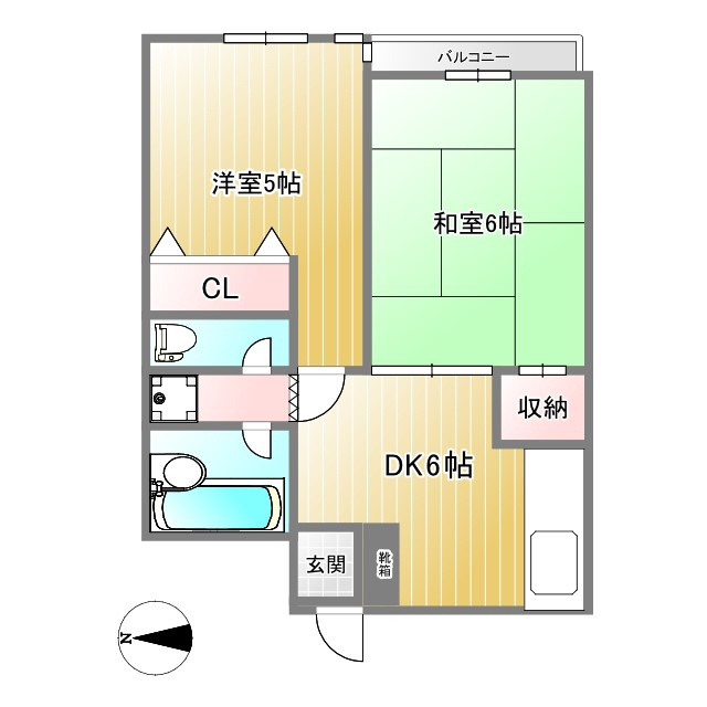 ドミール洗足池の間取り