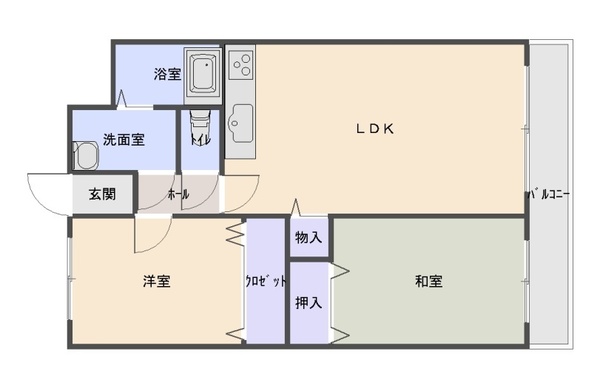 アーバン中之庄の間取り