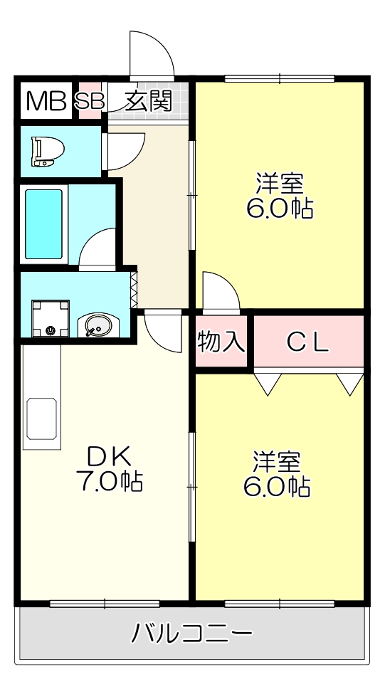 バレイシティの間取り