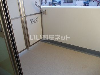 【姫路市船橋町のマンションのバルコニー】