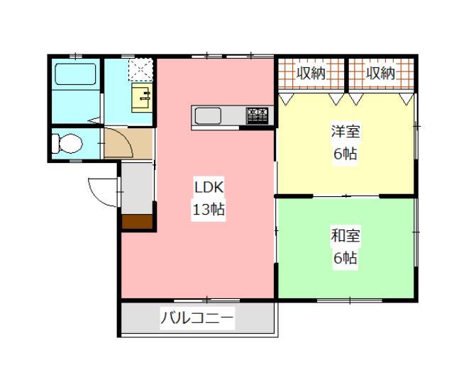 コーポ・アンビションの間取り