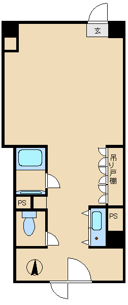 エルハイム新宿の間取り