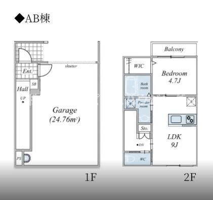 LumireaI～ルミレアワン～の間取り