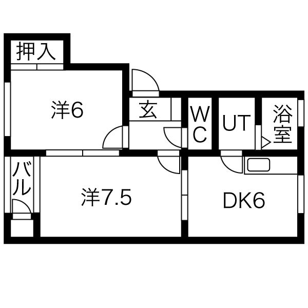 クローロンオクトスIの間取り