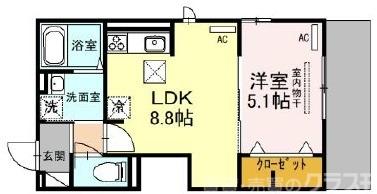 LuSole嵐山（ルソール嵐山）の間取り