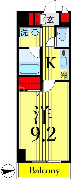 ソシア西葛西の間取り