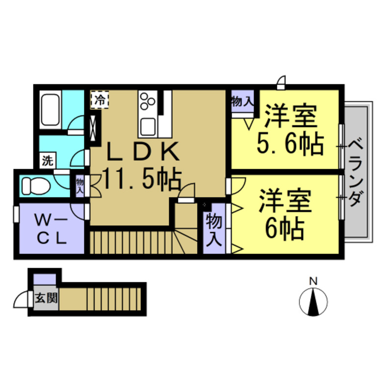 SAKYO6の間取り